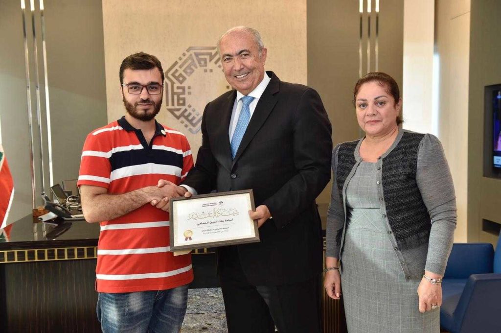 [:en]Honoring Makhzoumi Foundation distinguished BT & TS students[:ar]تكريم طلاب مؤسسة مخزومى المتميزين في شهادتي BT & TS[:]