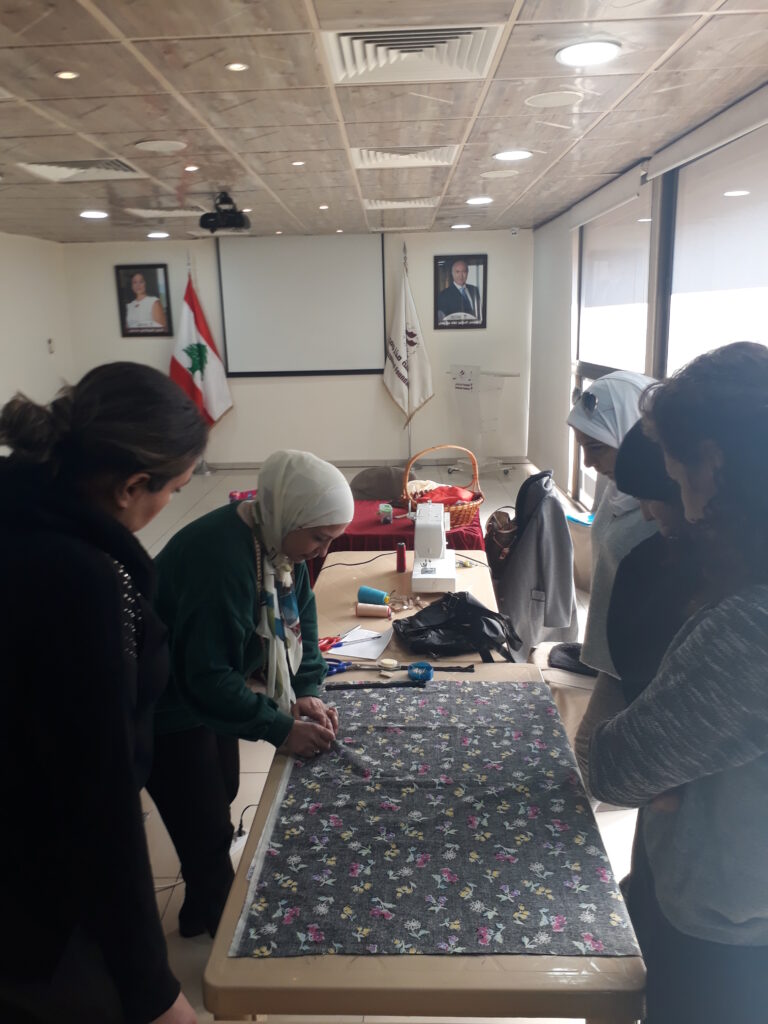 Sewing for children and adults Makhzoumi Foundation